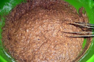 Desert cookies cu banane, unt de arahide si fulgi de ciocolata