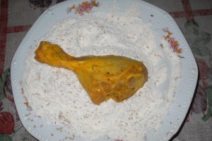 Pulpe de pui cu susan la cuptor