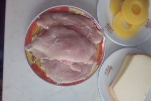 Piept de pui cu ananas
