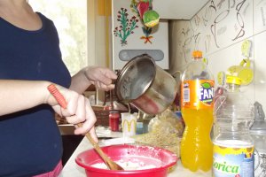 Desert cozonac cu Fanta, de post