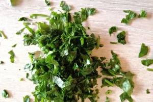 Orez brun cu legume si ciuperci
