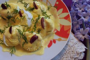 Aperitiv oua cu maioneza si marar