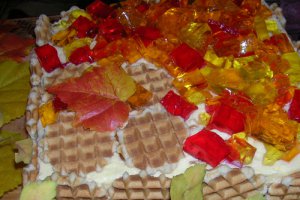 Tort " mozaic de toamna "