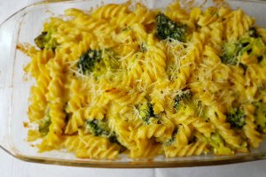 Budinca de paste cu broccoli