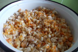 Sarmale de post cu crupe (pasat) de porumb si ciuperci