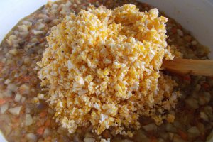 Sarmale de post cu crupe (pasat) de porumb si ciuperci
