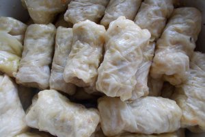 Sarmale de post cu crupe (pasat) de porumb si ciuperci