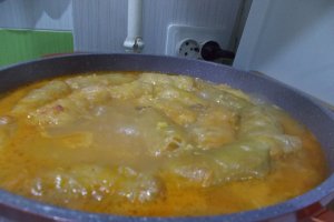Sarmale de post cu crupe (pasat) de porumb si ciuperci
