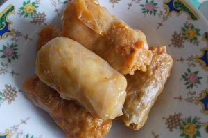 Sarmale de post cu crupe (pasat) de porumb si ciuperci