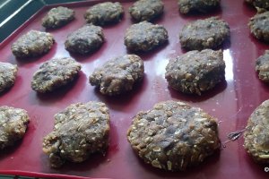 Desert biscuiti cu fulgi de ovaz si mango uscat