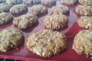 Desert biscuiti cu fulgi de ovaz si mango uscat