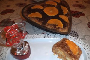 Desert inima de piscoturi cu hrisca si morcovi