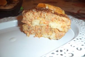 Desert inima de piscoturi cu hrisca si morcovi