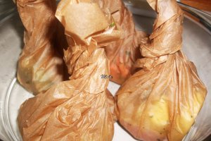 Piept de pui cu legume en papillote