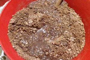 Desert rulada de biscuiti cu cocos si visine