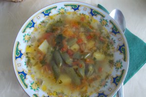 Ciorba de fasole pastai