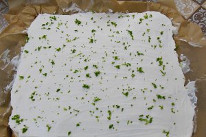 Desert prajitura cu crema de lime