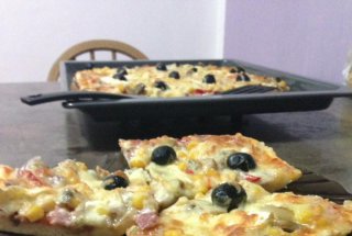PIZZA FARA GLUTEN cu 3 feluri de branza