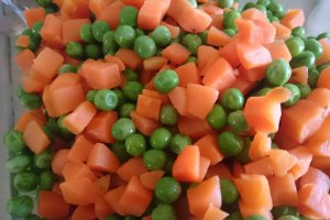 Mazare verde cu pipote si piept de pui
