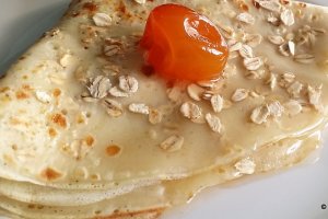 Desert clatite cu fulgi de ovaz si kumkuat confiat
