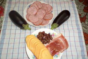 Mini-pizza cu vinete