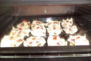 Mini-pizza cu vinete
