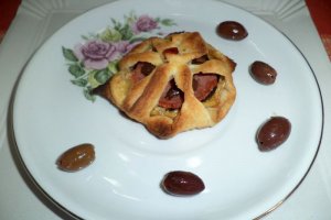 Mini-pizza cu vinete