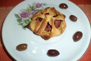 Mini-pizza cu vinete