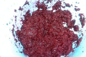 Inima de vitel insotita de piure de conopida si sfecla
