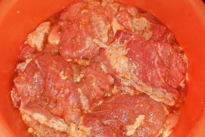 Friptura de porc cu legume