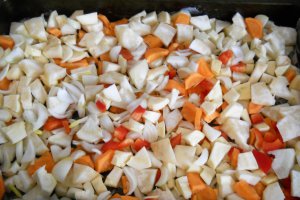 Friptura de porc cu legume