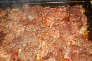 Friptura de porc cu legume