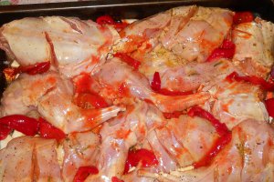 Friptura de iepure la cuptor