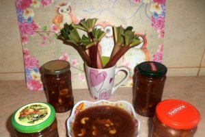 Dulceata de rubarba si caju