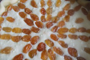 Desert pasca de branza dulce, cu stafide