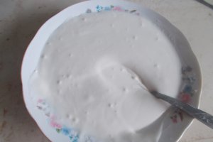 Ciorba de cartofi, cu smantana si galuste de gris