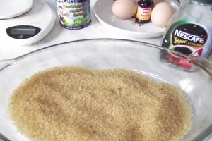 Desert flan cu lapte condensat, ness si frisca