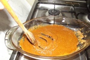Desert flan cu lapte condensat, ness si frisca