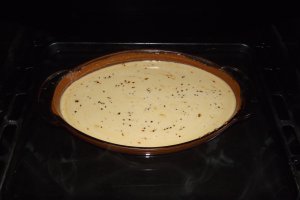 Desert flan cu lapte condensat, ness si frisca