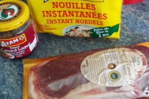 Piept de rata caramelizat
