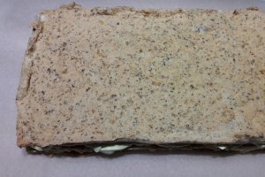 Desert prajitura cu ciocolata, nuca de cocos si crema de vanilie