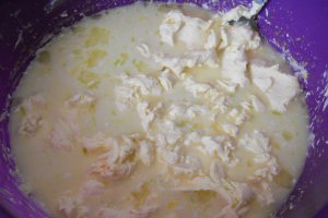 Desert prajitura cu crema de lapte condesat
