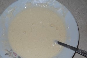 Desert prajitura cu crema de lapte condesat