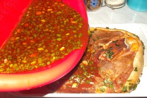 Jambon imbatat cu Stella Artois