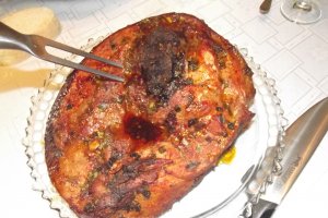 Jambon imbatat cu Stella Artois