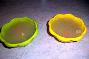 Aperitiv aspic de legume si oua de prepelita