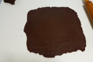 Desert prajitura cu foi de cacao si crema cu lapte condensat