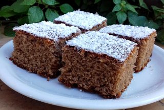 Desert prajitura cu lapte cald si nesquik