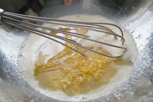 Desert prajitura cu crema lemon curd
