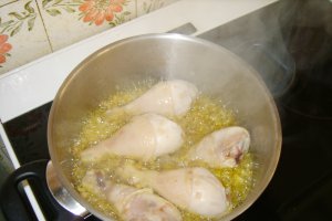 Copanele cu sos si garnitura de orez